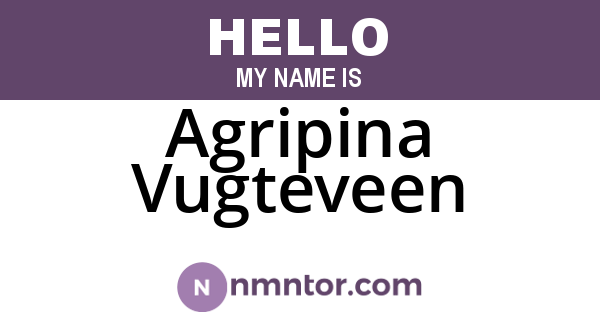 Agripina Vugteveen