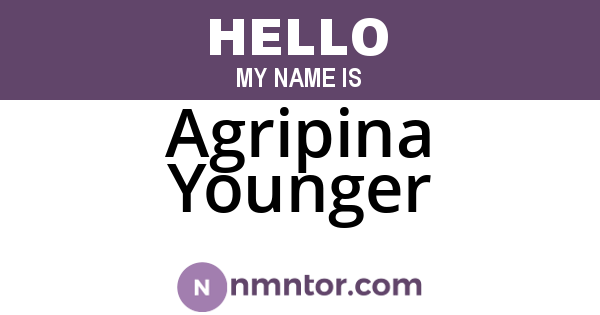 Agripina Younger