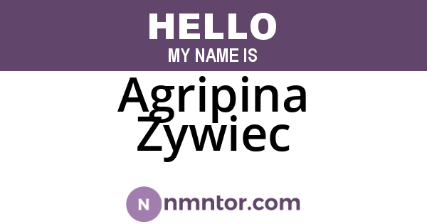 Agripina Zywiec