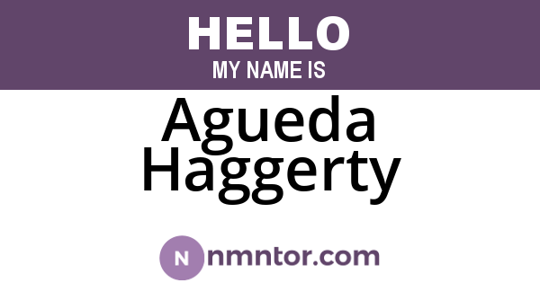 Agueda Haggerty