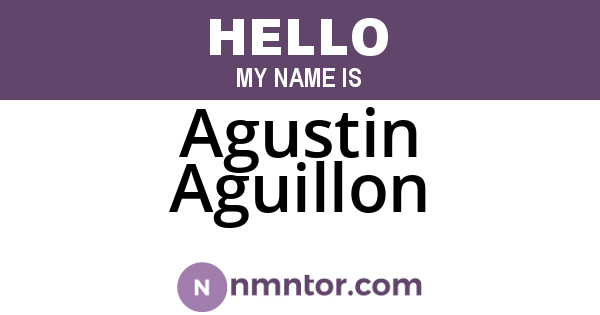 Agustin Aguillon