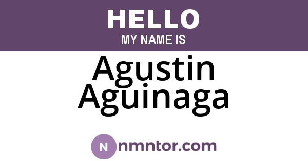 Agustin Aguinaga