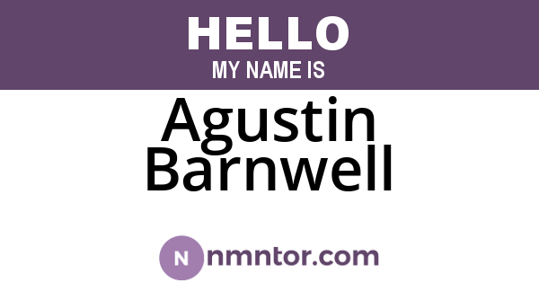 Agustin Barnwell