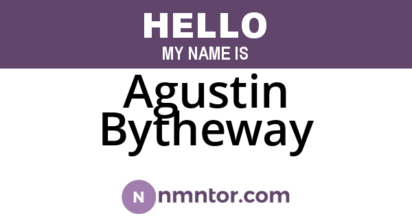 Agustin Bytheway