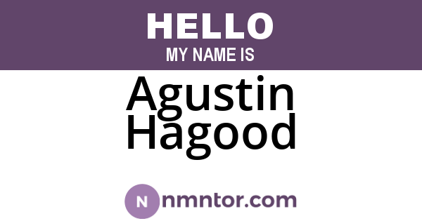 Agustin Hagood