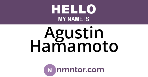 Agustin Hamamoto