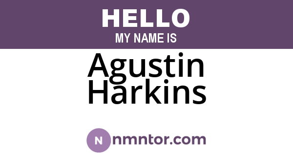 Agustin Harkins