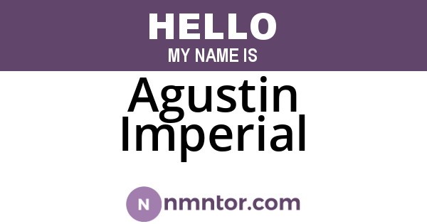 Agustin Imperial