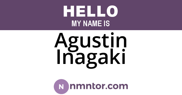 Agustin Inagaki