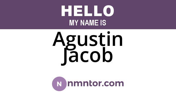 Agustin Jacob