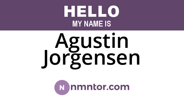 Agustin Jorgensen