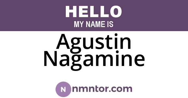 Agustin Nagamine