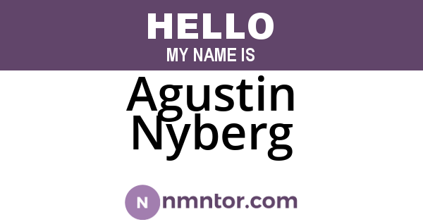 Agustin Nyberg