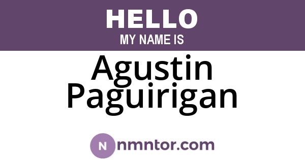 Agustin Paguirigan
