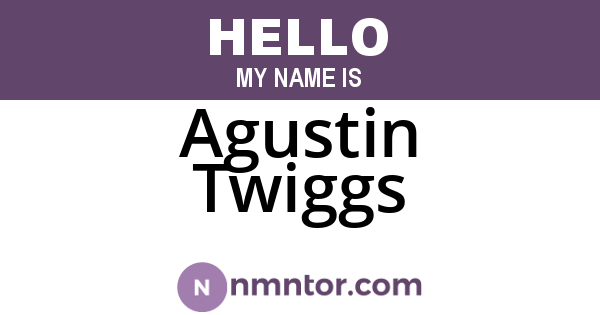 Agustin Twiggs