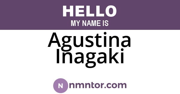 Agustina Inagaki