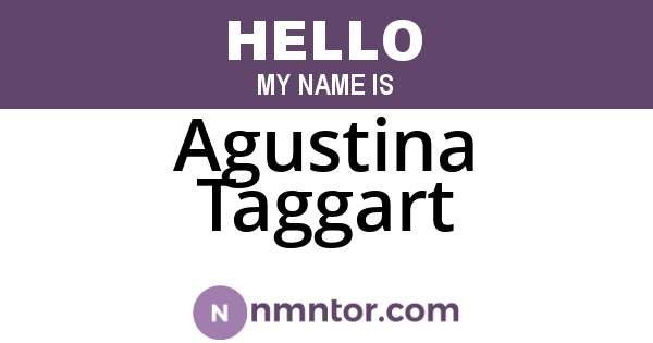 Agustina Taggart