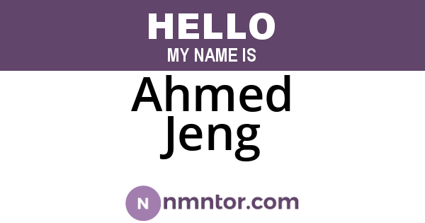 Ahmed Jeng