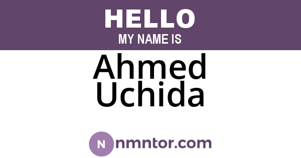 Ahmed Uchida