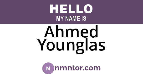 Ahmed Younglas