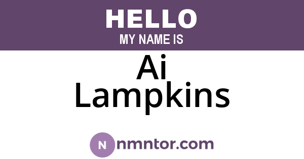 Ai Lampkins