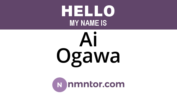 Ai Ogawa