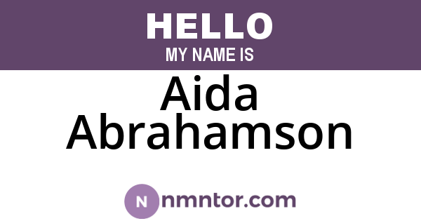 Aida Abrahamson