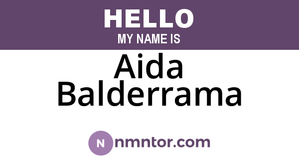 Aida Balderrama