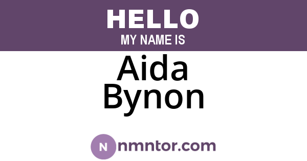 Aida Bynon