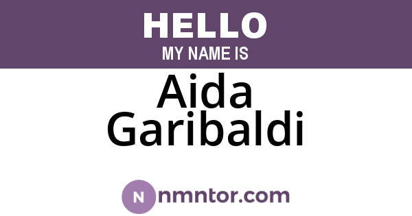 Aida Garibaldi