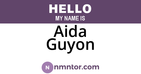 Aida Guyon
