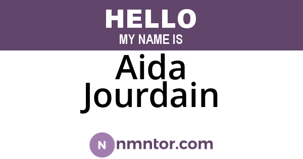 Aida Jourdain
