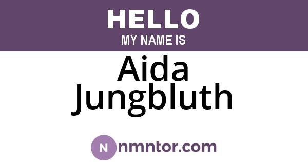 Aida Jungbluth