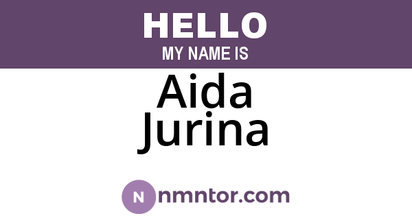 Aida Jurina