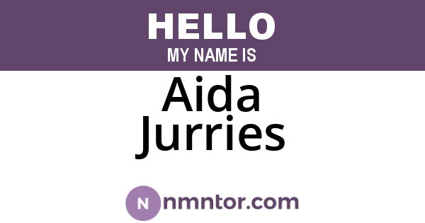Aida Jurries