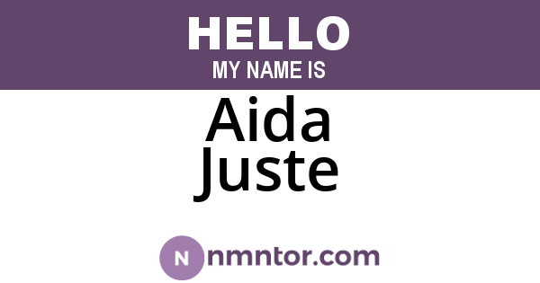 Aida Juste