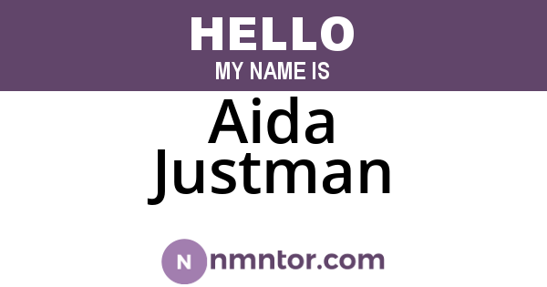 Aida Justman