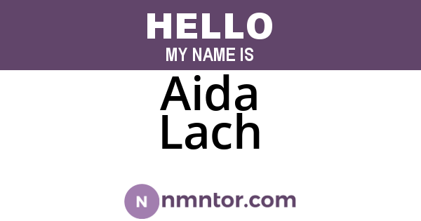Aida Lach
