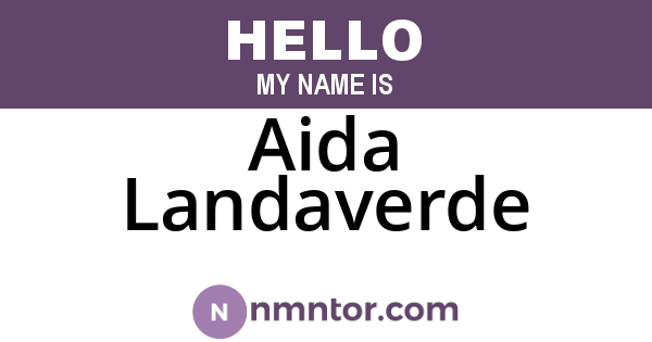 Aida Landaverde