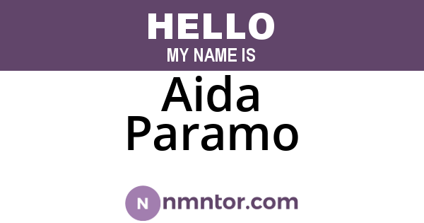 Aida Paramo
