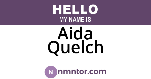 Aida Quelch