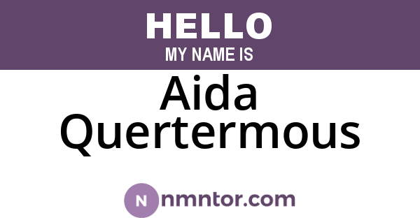 Aida Quertermous