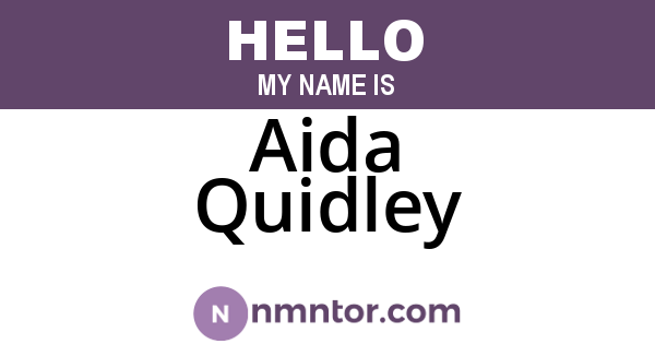 Aida Quidley
