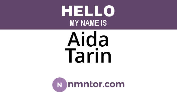 Aida Tarin