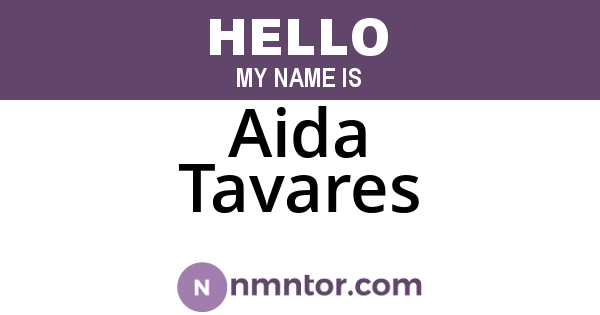 Aida Tavares