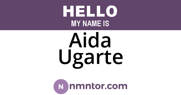Aida Ugarte