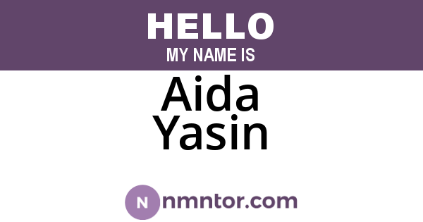 Aida Yasin