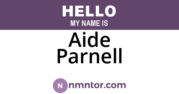 Aide Parnell