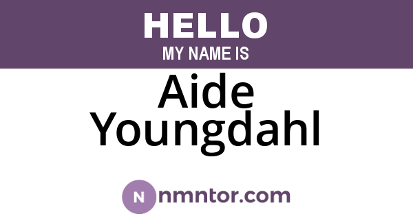 Aide Youngdahl