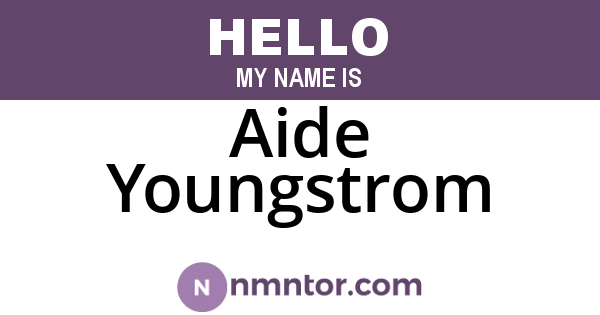 Aide Youngstrom